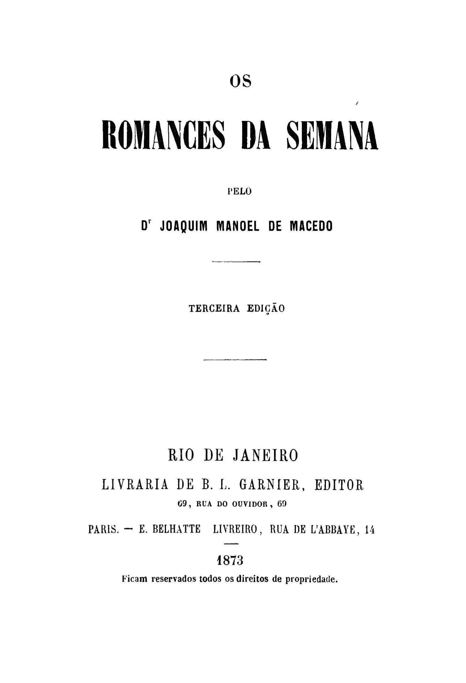 Avatar da comunidade Os Romances da Semana