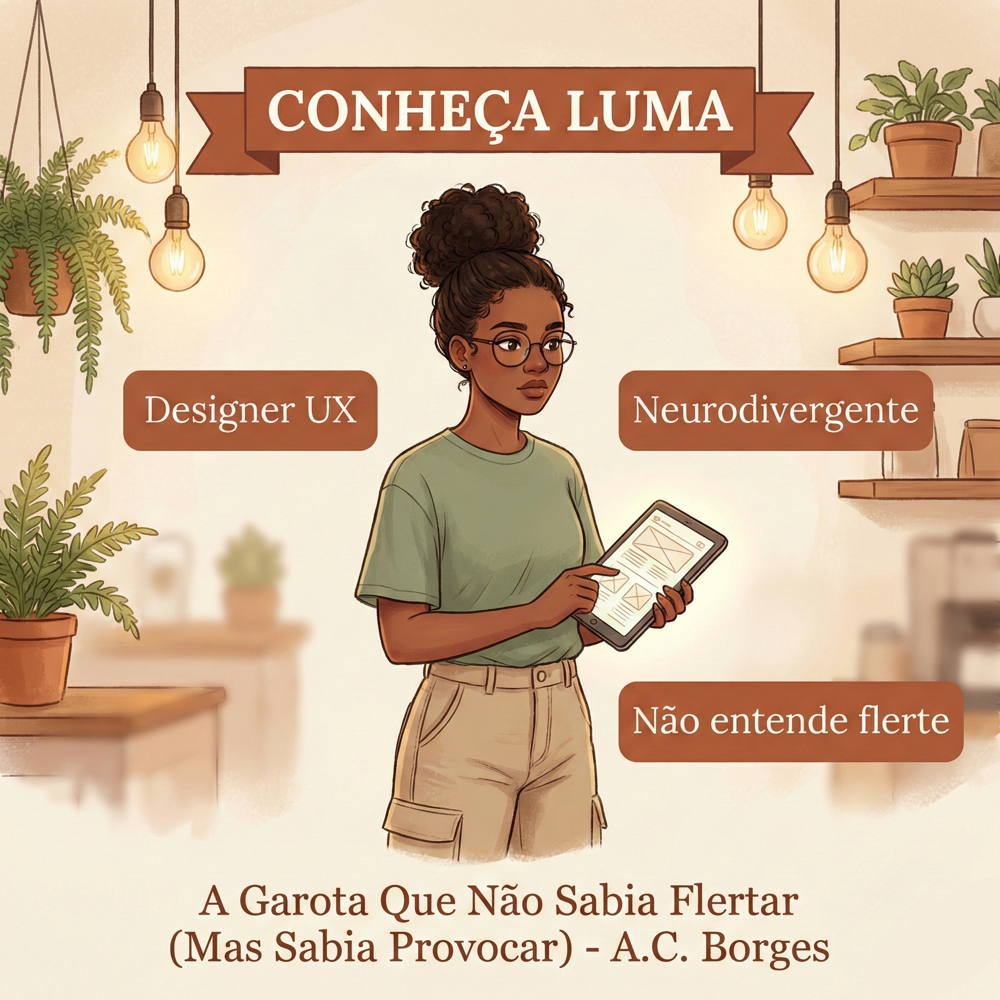 Eu escrevi uma protagonista autista