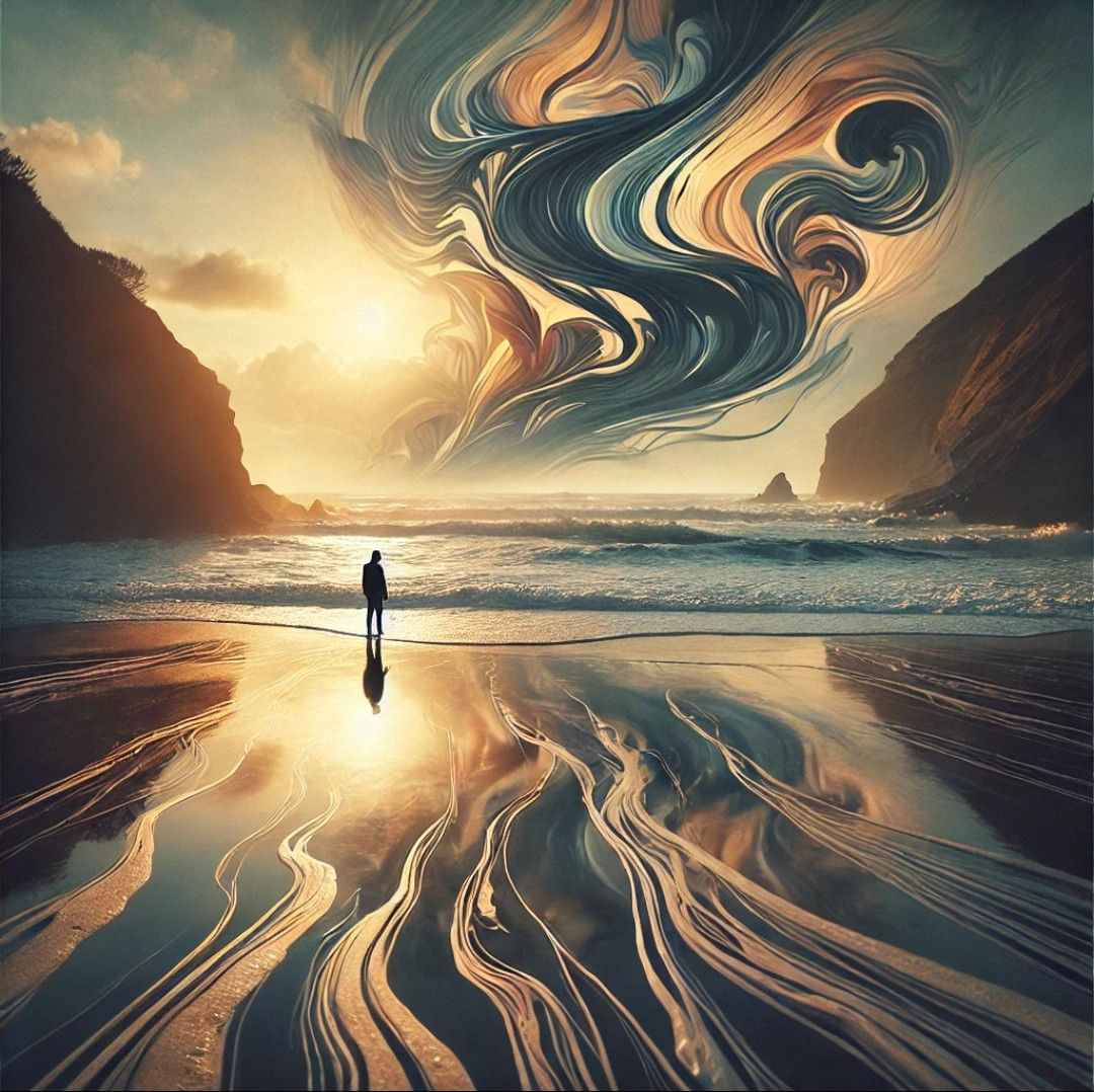 Meus escritos são
marolas em uma praia
tropical

recorrentes
percorrentes
em correntes
entrementes,
de sol,
água
e sal.

A onda define o oceano?

A areia delimita a praia?

Não...

Mas entre falésias, dunas
e mar azul,

amanheço e anoiteço
ilumino e escureço

em cama de rimas
desperto e adormeço

pois sou eu quem define
o alcance da sombra
no meu litoral.

Ninguém é igual.

Alberto Busquets.

#Desafio 042