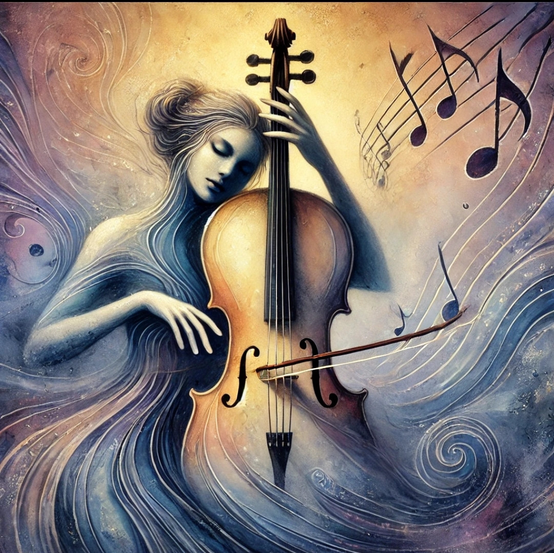 Cello (II)

Vem,
abrace-me.

Encaixe-me
entre tuas pernas,

pois nossas formas
se completam
qual escala maior.

Vem,
Toque-me de leve.

Acaricie minhas curvas
com a ponta dos dedos.

Deslize tuas mãos
por todo o meu braço.

Vem,
Sinta-me por inteiro...

Sou firme,
gentil
e vigoroso.

Sou lindo,
tonante
e companheiro.

Sou teu:

Vem,
toque-me.

Deite em mim
tua cabeça.

Traga-me tua paixão
dissonante

que a harmonizarei
com amor às nossas
partituras.

Toque-me com
a ênfase que
tocas-te a ti.

Retribuirei sonoro:

cantarei teus talentos,
gemerei por tuas mãos
ao teu bel-prazer.

Vem,

deságua-te
em mim

e vibrarei-me
para ti.

Vem.

Sinta meus acordes
e esqueça
o que não for música
aos teus ouvidos.

Alberto Busquets.

#Desafio 046