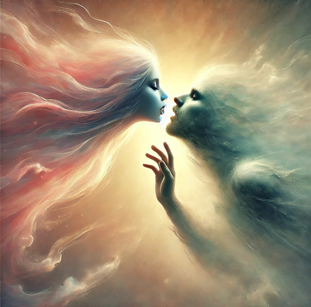 🅢🅔🅧🅧🅧🅣🅞🅤

*Beijo de Desp(ed)ida*

Desgrudar os lábios
em beijo de despedida:

Para os mais afortunados,
é aquela saudade gostosa
(e recíproca)
de, logo mais, reencontrá-los
em um amplo sorriso de vida.

Então, uma vez mais,

desejá-los como se fossem carne,

acaríciá-los como se fosse ouro,

E beijá-los como se fosse Fome,

Desejá-los dos pés à Cabeça,

Desnudá-los como se Despem deuses,

E caçá-los, Felinos Noturnos.

Depois, buscá-los entre Pano e Cama:

Outros lábios Sussurrantes ROucos,

Outro beijo SABoroso e LOUco,

ENcontranDO na DOçura moLHADA

Em TORno dos LÁBios que LAMbe

em CÍRCulos de rITMO exato

em CÍRCUlos de lÍNGua exata

em BEIJos e lÍNGua no RITmo

em RITmo e CÍRCulos e RITmo...

...e o universo pára

enquanto o próprio tempo
sintoniza seus 
ponteiros 
.
.
.

PELO ÁPICE DOS MAIS CRUS GEMIDOS

E DO VÓRTICE DOS CORPOS UNIDOS
.
.
.

E, MÃos

ENTre-
laçadas,

ENchar-
CANdo

Nossos

sonhos
e
sentidos.

🔥

Alberto K. Busquets

#Desafio 052