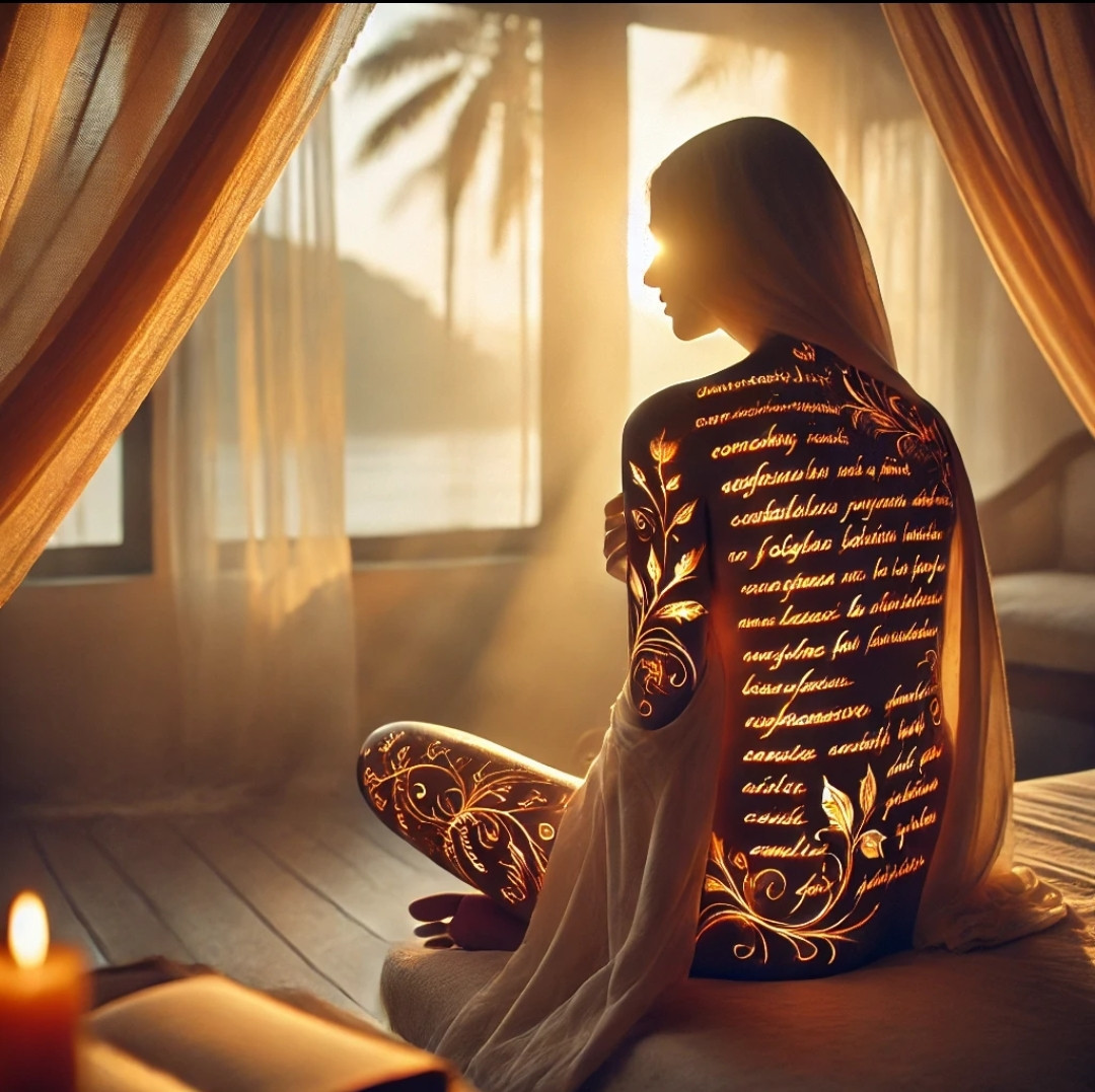 Gosto de fazer poesia,
não apenas escrever.

Poesia de se sentir
pelos olhos
as carícias que derramo
sobre teu corpo.

Poesia de se beijar
com os dedos
as palavras que sussurro
em teu ouvido.

Poesia de se deixar levar,
de se livrar de entraves

para se abrir inteira
em cada rima de ritmo leve,

ou para gemer de leve
no mordiscar das letras maiúsculas.

Gosto de pensar que faço poesia,
quando na verdade só a descrevo.

Poesia mesmo é o juntar dos lábios,
dos corpos e dos desejos.

Poesia é uma noite de possibilidades.

Poesia é a comunhão das mãos
e dos sentidos, o cheiro das peles,
o gosto das bocas.

Poesia é a paz entrelaçada
com o nascer do sol,
anunciando que há
mais poemas a serem feitos,
a cada Bom Dia.

Alberto Busquets.

#Desafio 057