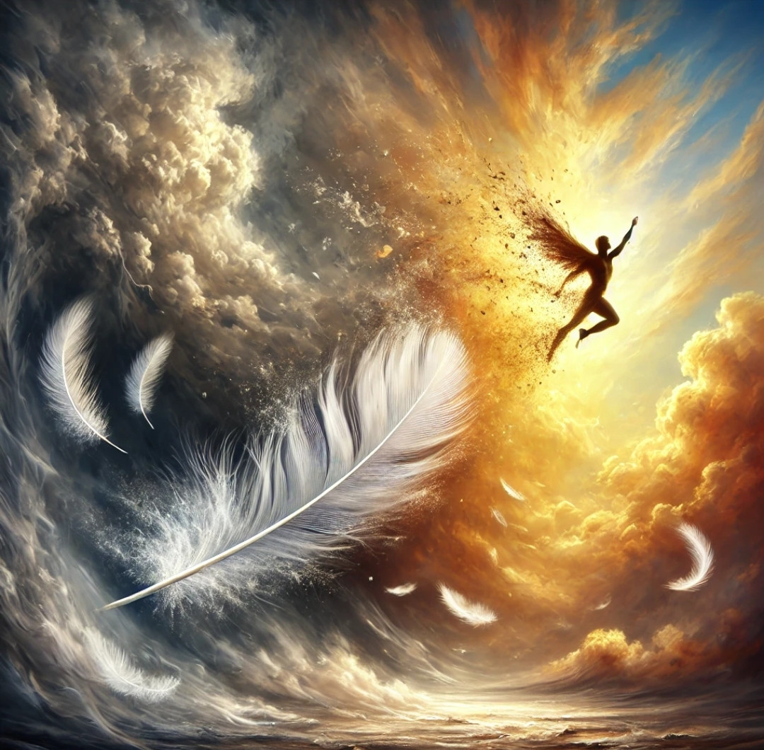 Repesagem

Não me interessa a leveza
da pluma ou da pena.

Imutabilidade para mim
é incompletude;

não há eternidade
que seja serena.

Gosto do que
torna-se leve,
metamorfoseando-se
por interna vontade.

Invejo a beleza
da água em vapor
após cumprir sua missão
de tempestade.

Admiro a fluidez
e doçura da brisa
depois de acalmar-se
das monções da tarde.

Encanta-me tudo o que
alça voos com esforço.

Ainda que findos Ícaros,
ou em pleno processo:
brainstorming de esboços.

Não quero a leveza certa
das plumas constantes;

prefiro a transformação
das coisas
hoje esvoaçantes,

mas que já foram
plúmbeas
em algum instante.

Alberto Busquets 

#Desafio 072