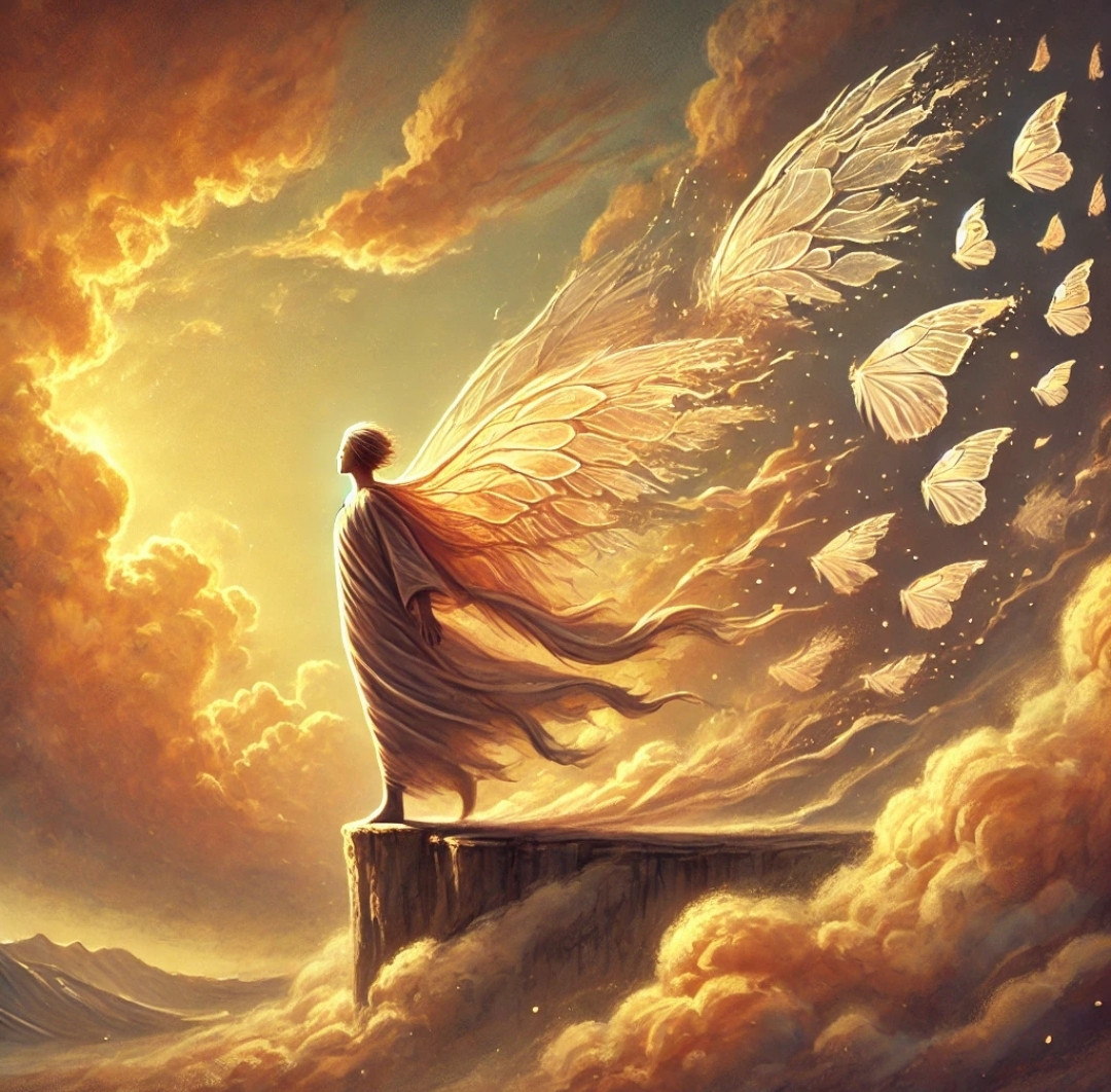 Não sou quem era ontem.
Não sei quem serei amanhã.

Mas, e hoje?

Hoje soo diferente...

Mais maduro,
e inconsequente.

Mais amado,
talvez transparente?

Hoje sou diferente.

Sou mais eu,
a cada momento.

Sou mais meu
transbordando sentimento

de quem fui e de quem serei.

Hoje vou diferente.

novas asas
novo ventos
novas nuvens
e alimentos 

com o amor
que hoje eu sei:

aumenta,
esquenta,
se reinventa.

Sempre sentirei.

💞

Alberto Busquets.

#Desafio 082