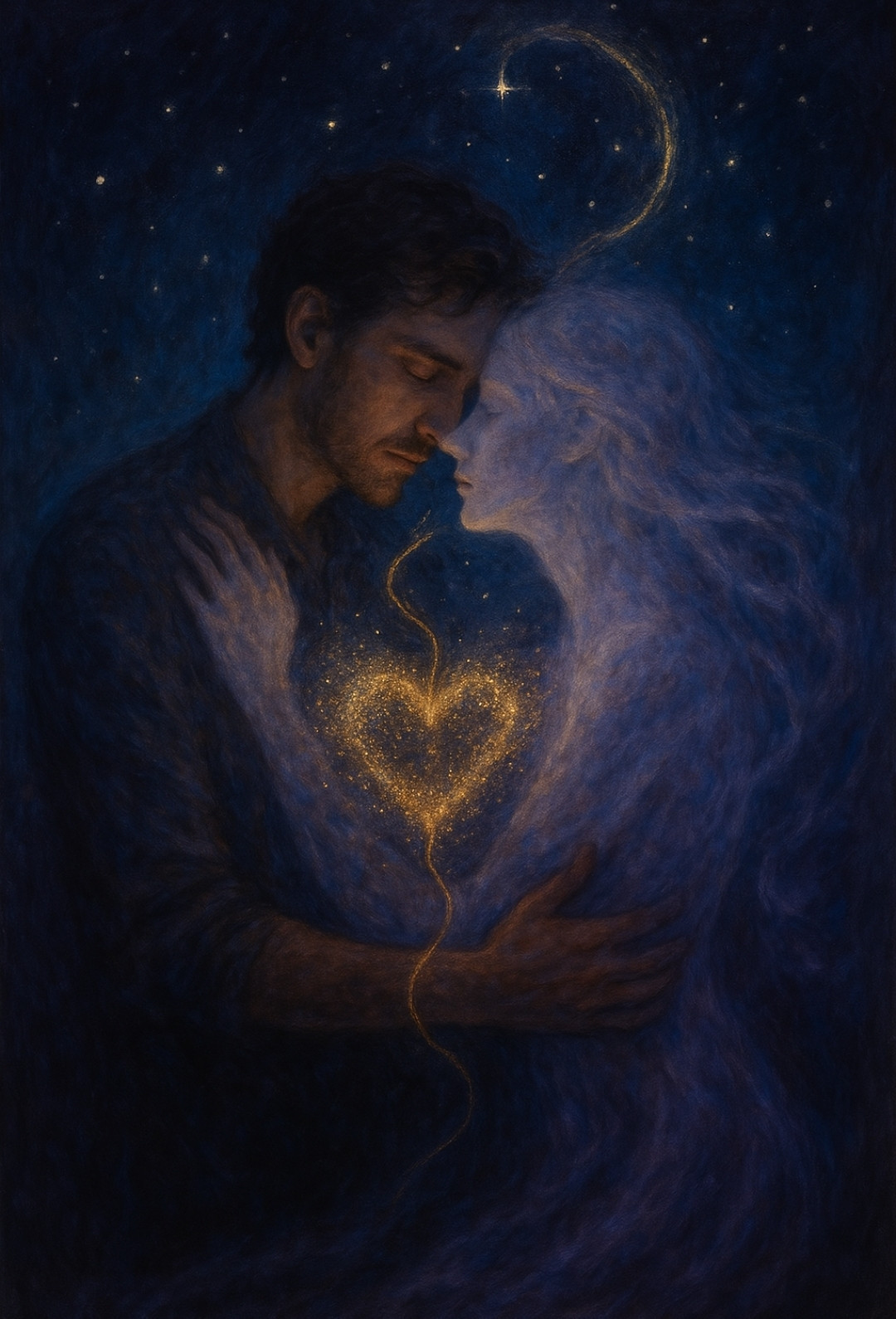 Em minutos,
uma eternidade.

Em palavras,
um universo.

Em olhares,
um reconhecimento.

Em você,
um amor.

Em mim,
só você.

Em nós,
um coração.

Em vida.

E em verso.

Alberto Busquets.

#Desafio 102