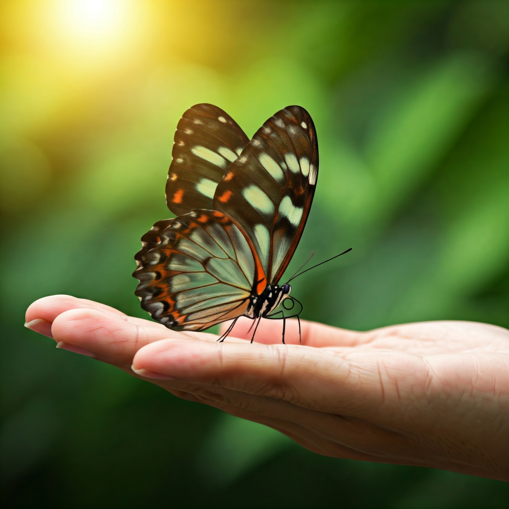 #desafio - 19

Uma borboleta pousou
na palma da minha mão.
Deixei que ela me tocasse
apesar da minha aflição.

Não me julgue,
tenho pavor de inseto;
mas suas asas me inspiram
um encantamento.
Como pode um ser repugnante 
se tornar algo belo?

A beleza da transformação 
que só a natureza proporciona,
me ensina que a beleza 
está além da primeira impressão.

É preciso passar pelas etapas
para alcançar a evolução.
resistir às inseguranças e ao medo, 
superar minha inquietação.

A coragem que conquisto hoje 
amanhã será contemplação.

Jusley Naiane