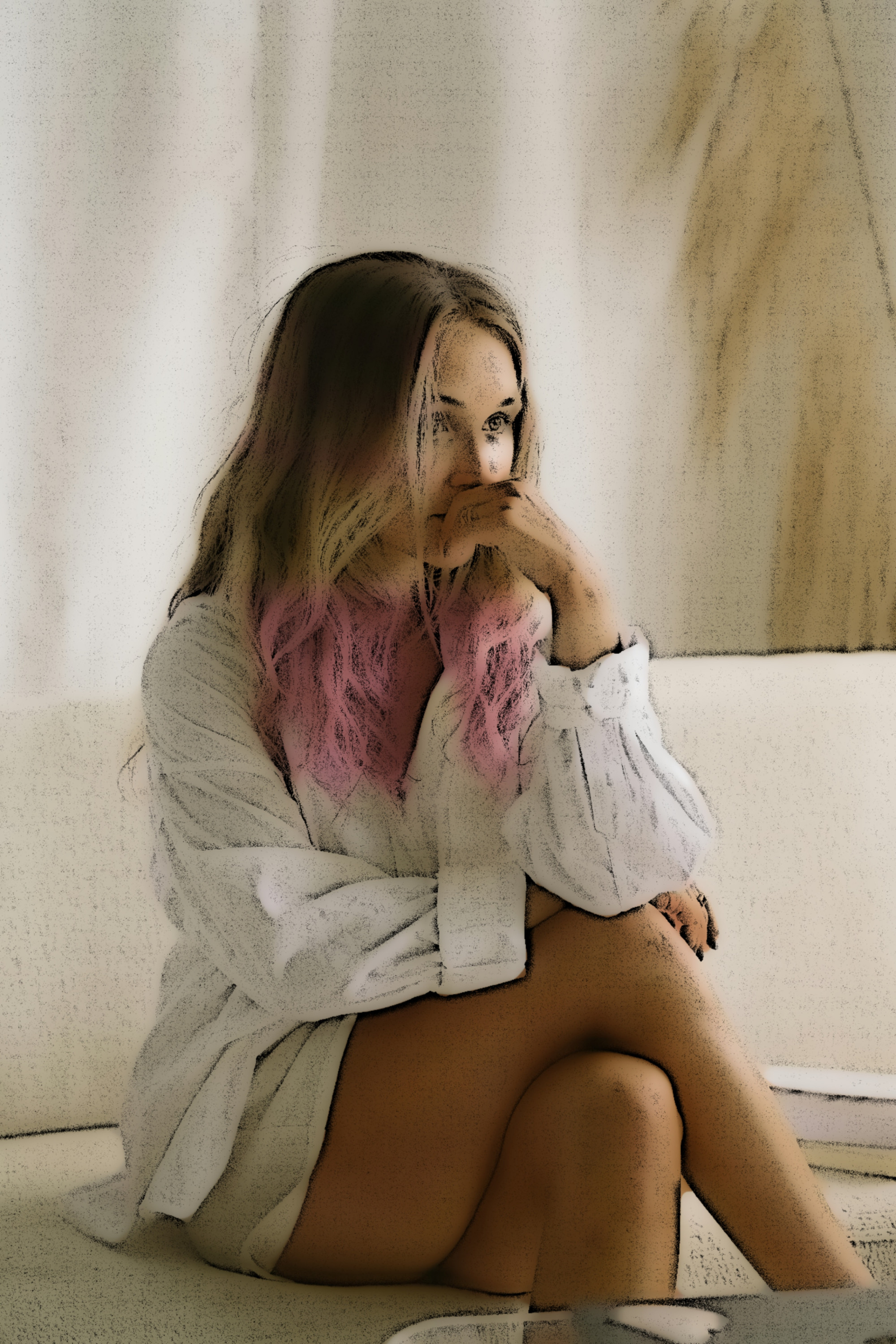 São seis mulheres poderosas. Com uma delas, com certeza, você vai se identificar! 

Natasha, a deusa com dois gostosos da faculdade a fim dela em Paixão para três 
Patrícia, a intelectual gostosa e livre, enrolada com o ex irresistível em Amor no sofá 
Rafaela, a dramática e engraçada que vive um morde e assopra em Beijos com açúcar e limão 
Carolina, a guerreira independente que encontra um príncipe em Pétalas, palavras e prazer 
Jasmine, a atrapalhada gentil princesa que se apaixona pelo plebeu em Flor, café, amor 
Maria Eduarda, a alegre desinibida que esconde um trauma em Carícias sob o céu. 

Todas fortes e livres. Todas lindas à sua maneira. Quer conhecê-las? Leia os livros das séries Sobre Sete Corações e Sobre Outros Corações.
❤️❤️❤️🩷🩷💚💚
🤎🤎💜💜🩵🩵
Os cinco primeiros estão em e-book na Amazon e livro físico aqui e na Uiclap, o último está sendo publicado aqui.