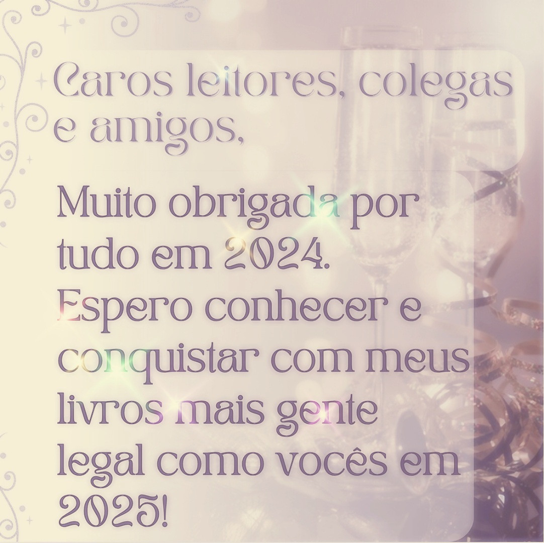 Meu casal que se conheceu em um Réveillon veio aqui para desejar um 2025 cheio de escritas e leituras para escritores e leitores! 💖

Que o Literunico termine o ano que vem bombando no país todo. ☺️ 🙏🏼