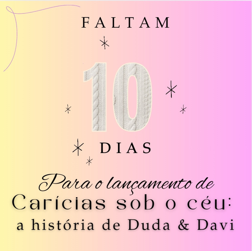 E a contagem regressiva começa! 

Que rufem os tambores! 🥁

Em breve saberemos o fim da história desse casal irresistível! ❤️‍🔥

#Duda&Davi
#lançamento