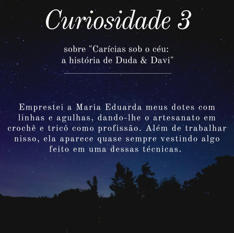 Pesquisei looks on-line para descrever as roupas boho de Maria Eduarda.