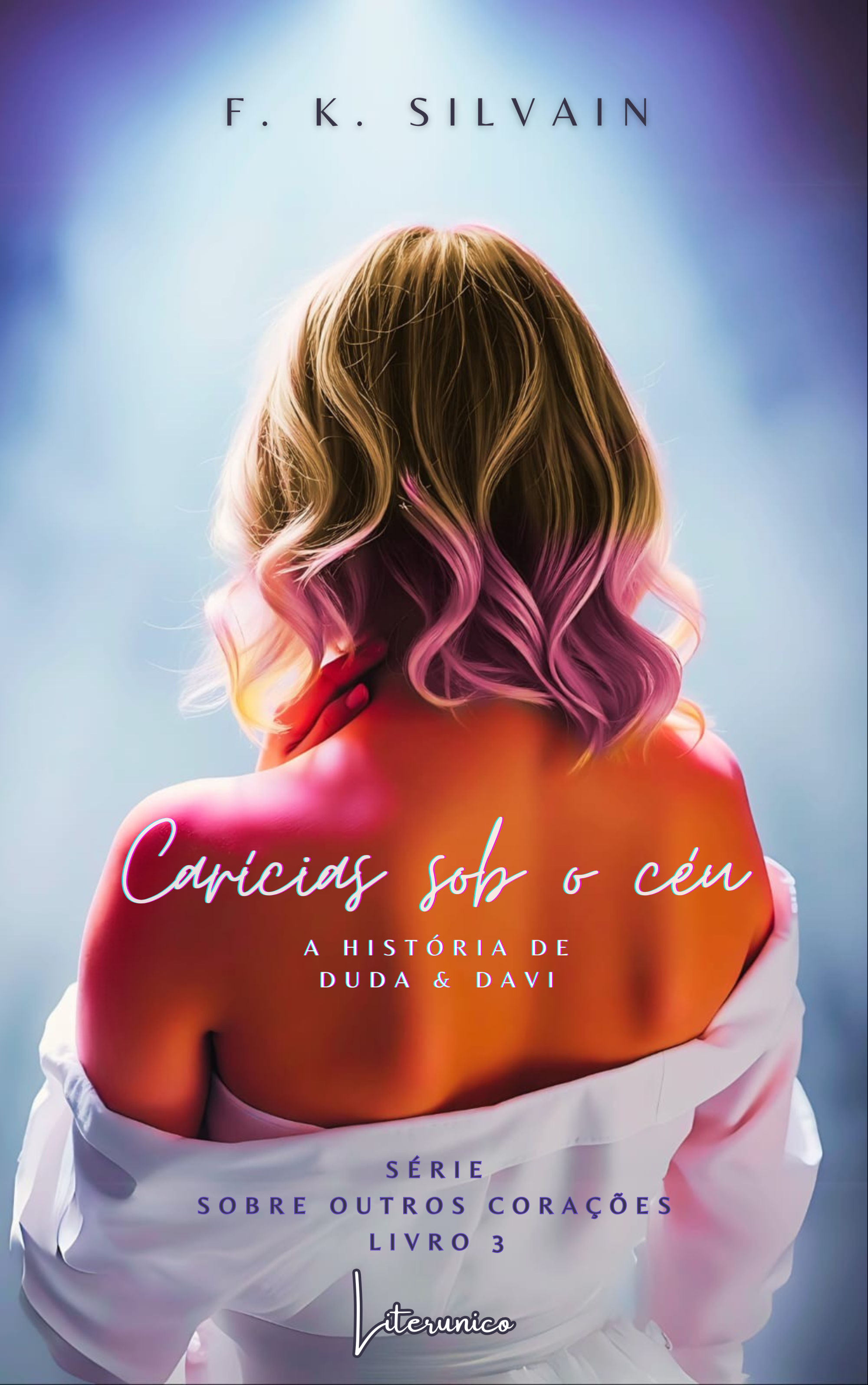 Bom dia!
Tenho alguns assinantes novos por aqui e convido vcs a lerem meu mais recente romance: "Carícias sob o céu: a história de Duda & Davi". 
Ele está na íntegra aqui, também dividido em capítulos, e os 10 primeiros são grátis! 

https://www.literunico.com.br/fksilvain/post/18