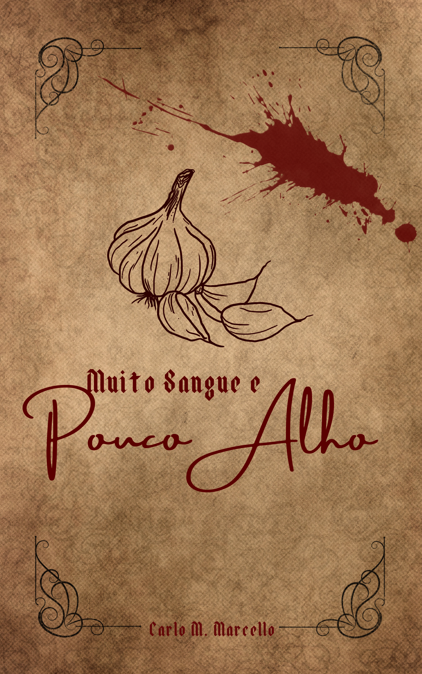 #Desafio dos 365 dias, dia 39:

É AMANHÃ!

Agora que você conhece os personagens que mais aparecerão nos primeiros capítulos, amanhã postarei o primeiro capítulo da história Muito Sangue e Pouco Alho!

Os primeiros 3 capítulos serão gratuitos. Após isso, cada capítulo terá um preço simbólico, apenas para me motivar a manter a escrita.

Espero muito que vocês gostem dessa história.