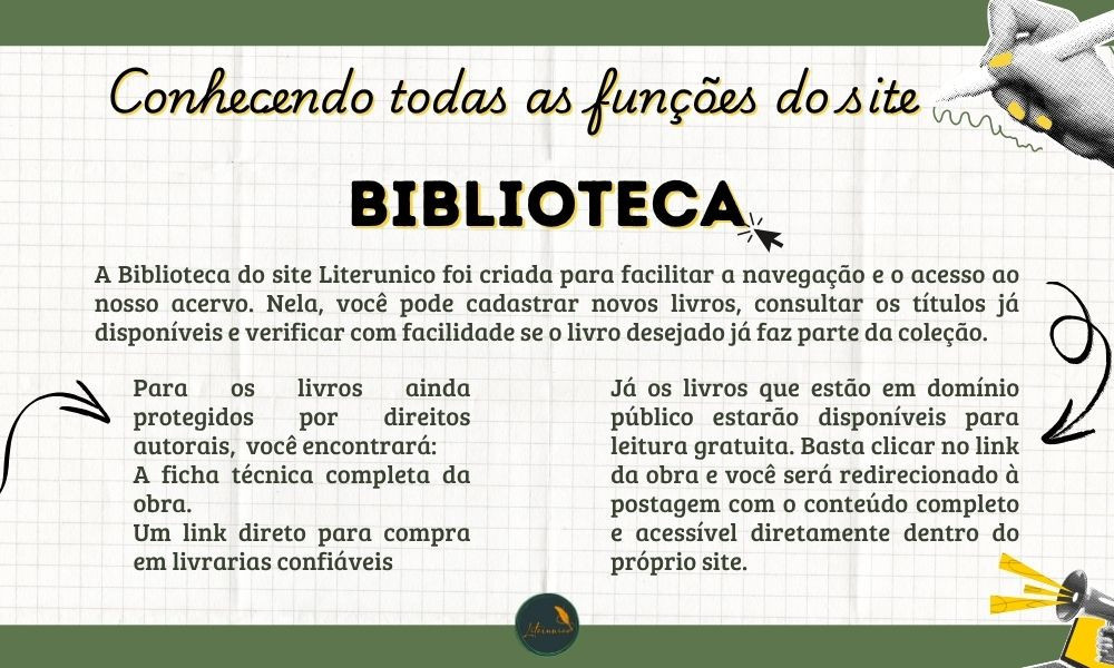 Você já acessou a Biblioteca do site? 
Me conta aqui nos comentários...