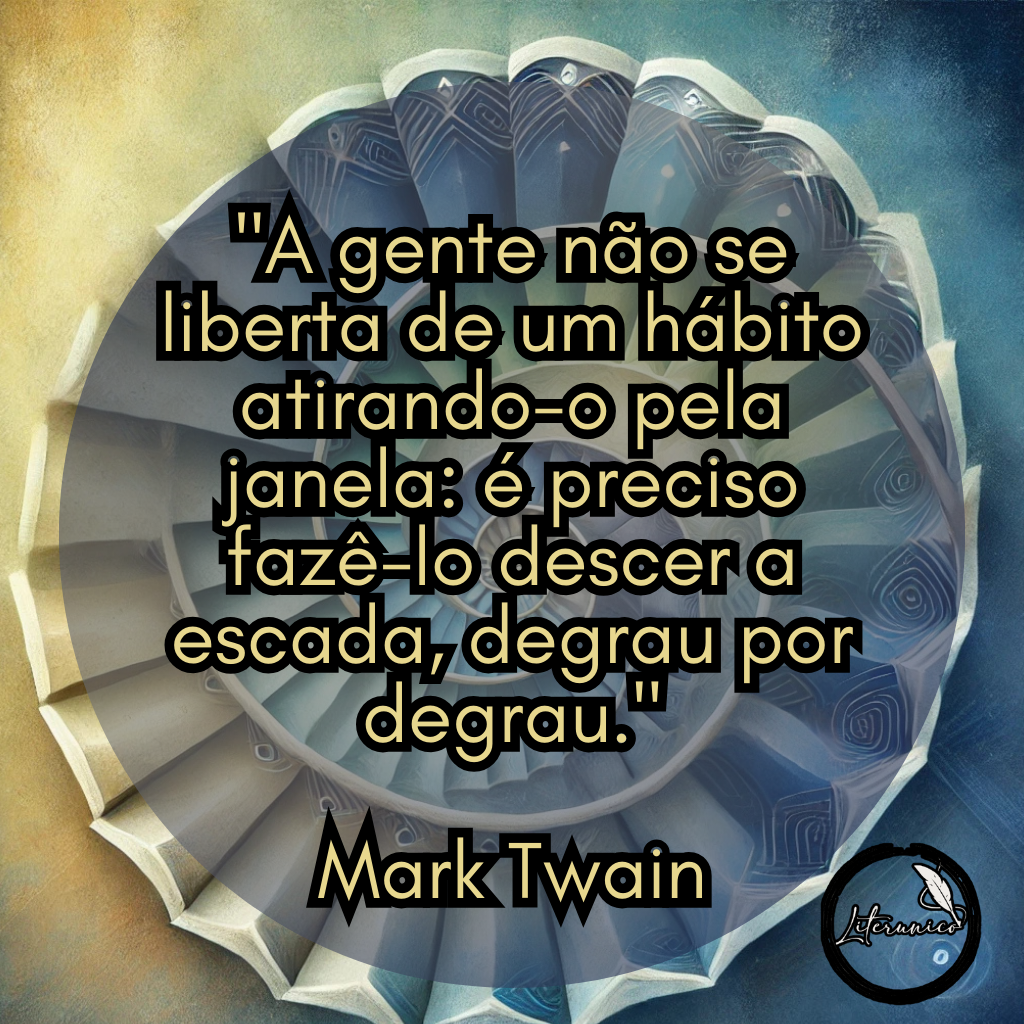 #Bom dia!

#Palavra do dia:

#ℍá𝕓𝕚𝕥𝕠

Frase do dia:
"A gente não se liberta de um hábito atirando-o pela janela: é preciso fazê-lo descer a escada, degrau por degrau." — Mark Twain

Datas comemorativas de hoje, 30 de novembro de 2024:

Dia do Estatuto da Terra: Comemora a promulgação do marco legal que orienta a reforma agrária e o uso da terra no Brasil.

Dia do Teólogo: Homenageia os estudiosos da teologia e sua contribuição para a compreensão espiritual.

Aniversariantes de hoje:

Mark Twain: Escritor americano, nascido em 1835.

Winston Churchill: Político e estadista britânico, nascido em 1874.

Angélica Ksyvickis: Apresentadora, cantora e atriz brasileira, nascida em 1973.

Ben Stiller: Ator e comediante americano, nascido em 1965.