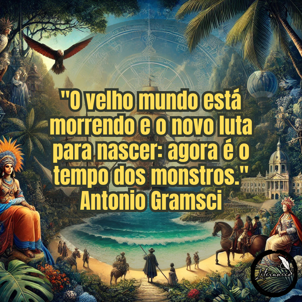 #Bom dia!

Palavra do dia:
#𝕀𝔻𝔼𝕆𝕃𝕆𝔾𝕀𝔸

Frase do dia:
"O velho mundo está morrendo e o novo luta para nascer: agora é o tempo dos monstros."
— Antonio Gramsci

Datas históricas de hoje, 22 de janeiro:

1502 — A expedição marítima de Américo Vespúcio chega em São Vicente, Brasil.

1808 — Chegada ao Brasil da família real portuguesa, após fugir da invasão napoleônica em Portugal.

Aniversariantes:

August Strindberg (1849) — Dramaturgo, romancista, ensaísta e pintor sueco, considerado o pai da literatura sueca moderna.

Antonio Gramsci (1891) — Filósofo, escritor e político italiano, conhecido por sua teoria da hegemonia cultural.