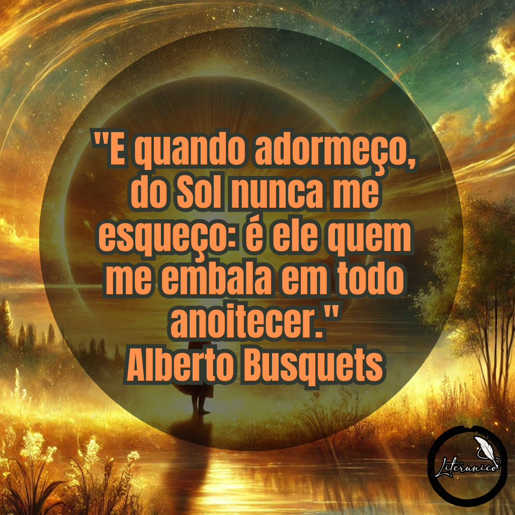 #Bom dia!

Palavra do dia:
#𝕊𝕆𝕃

Frase do dia:
"E quando adormeço, do Sol nunca me esqueço: é ele quem me embala em todo anoitecer."
— Alberto Busquets

Datas comemorativas de hoje, 26 de janeiro de 2025:

Dia da Austrália 

Aniversariantes:

Eddie Van Halen (1955)
Paul Newman (1925) 
Alberto Busquets @todasasformasdepoesia