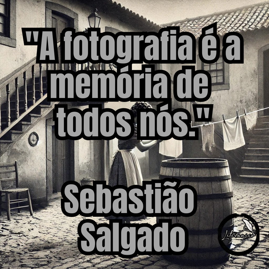 #Bom dia!

Palavra do dia:
#𝔽𝕆𝕋𝕆𝔾ℝ𝔸𝔽𝕀𝔸

Frase do dia:
"A fotografia é a memória de todos nós."
— Sebastião Salgado

Datas comemorativas de hoje, 8 de fevereiro de 2025:

Dia Internacional da Internet Segura

Dia Internacional da Epilepsia

Dia do Quadro do Magistério do Exército

Dia da Ópera

Aniversariantes:

Júlio Verne (1828)

Sebastião Salgado (1944)

Marina Silva (1958)

Jussara Freire (1956)

Florinda Meza (1949)