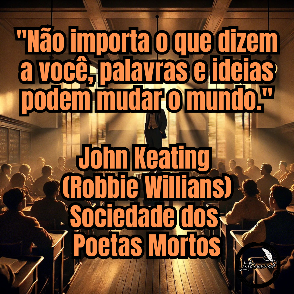 Bom dia!

Palavra do dia:
#𝕀ℕ𝕊ℙ𝕀ℝ𝔸ÇÃ𝕆

Frase do dia:
"Não importa o que dizem a você, palavras e ideias podem mudar o mundo."
— John Keating (Robbie Willians)
Sociedade dos Poetas Mortos

Datas comemorativas de hoje, 13 de fevereiro de 2025:

Dia Mundial do Rádio
Dia Internacional do Preservativo

Aniversariantes:

Peter Gabriel (1950)
Robbie Williams (1974)
Alexandre Nero (1970)
Boris Casoy (1941)
Memphis Depay (1994)