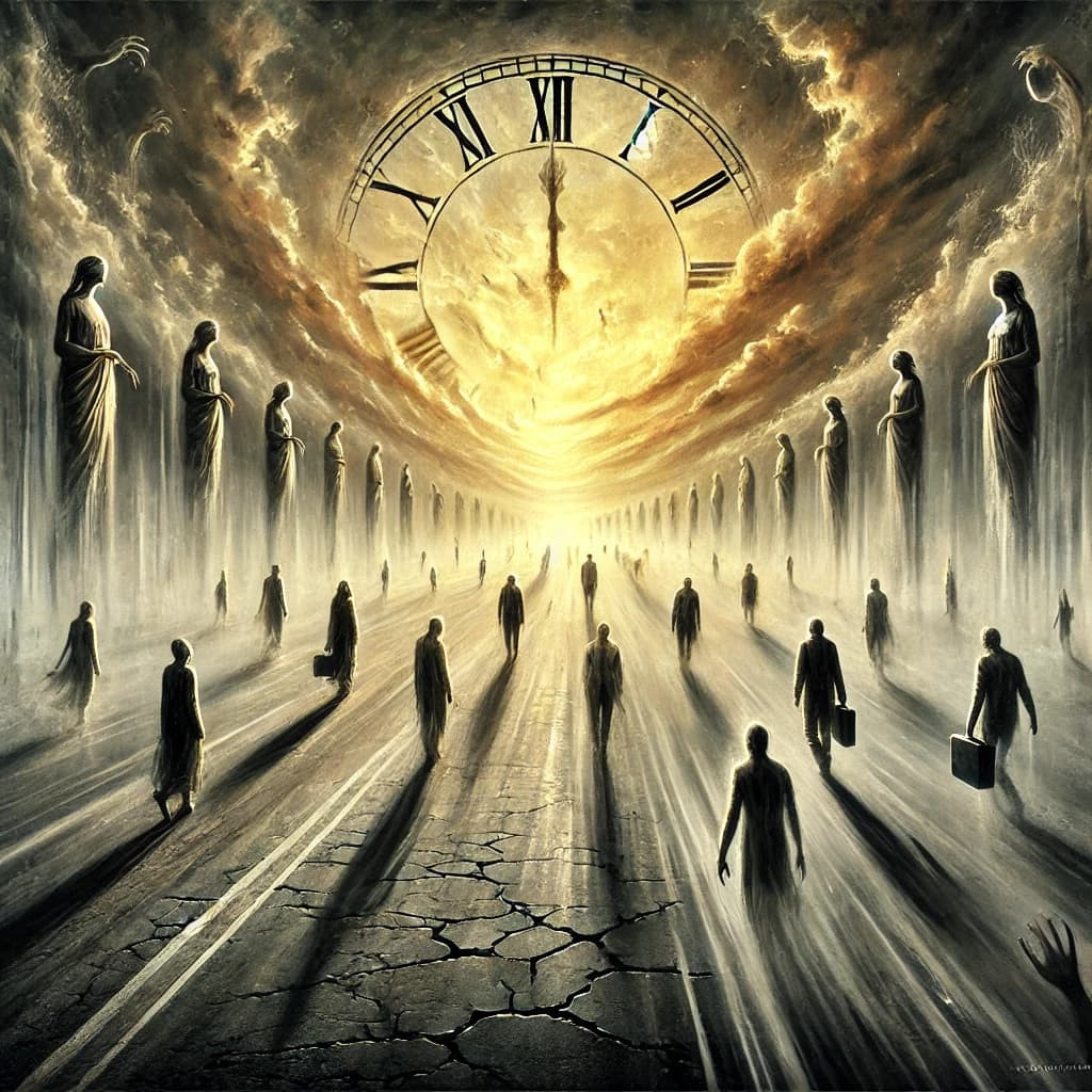 Fétidos
Somos fétidos
E ao mesmo tempo mágicos 
Metidos a entendidos
Que não enxergam
Méritos
Frente a finitude da vida
Caminho só de ida
Diferentes
Mas todos iguais
Tantos ideais
Como se não fossem mortais
Certezas cansadas
Novidades ultrapassadas
Céticos
Com tanta fé no impossível
Sem lembrar do previsível
Do tangível
Do tocável
Os intocáveis
De veias entupidas
Oferecidas
Às mordidas
Doenças sugadas
Enrugadas
Memórias vazias
Amordaçadas
Reprimidas
Não mais lembradas
Quem era, se foi
Se foi... Se foi... 
Até o que ficou
Mudou
O céu, o Sol
A dor
Acabou
No eterno fim

#EderBJr