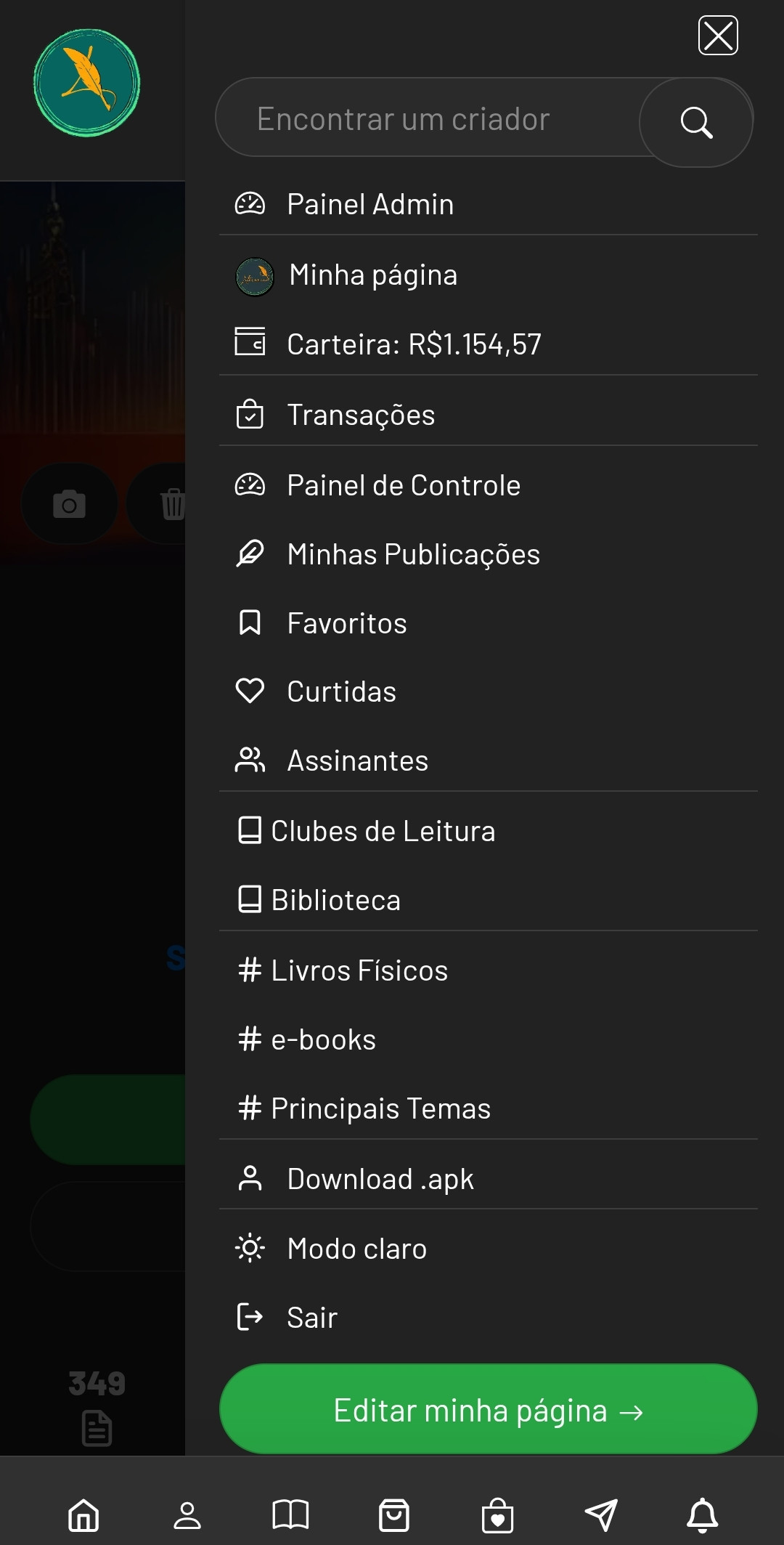 Quer saber qual é seu signo no Literunico do Universo em Órbita e deixar ele ativo na exibição do seu perfil?
Só ir em "Editar minha página", no menu e depois clicar na caixa de seleção para ativar! 
Em breve, as descrições e as mensagens direcionadas!