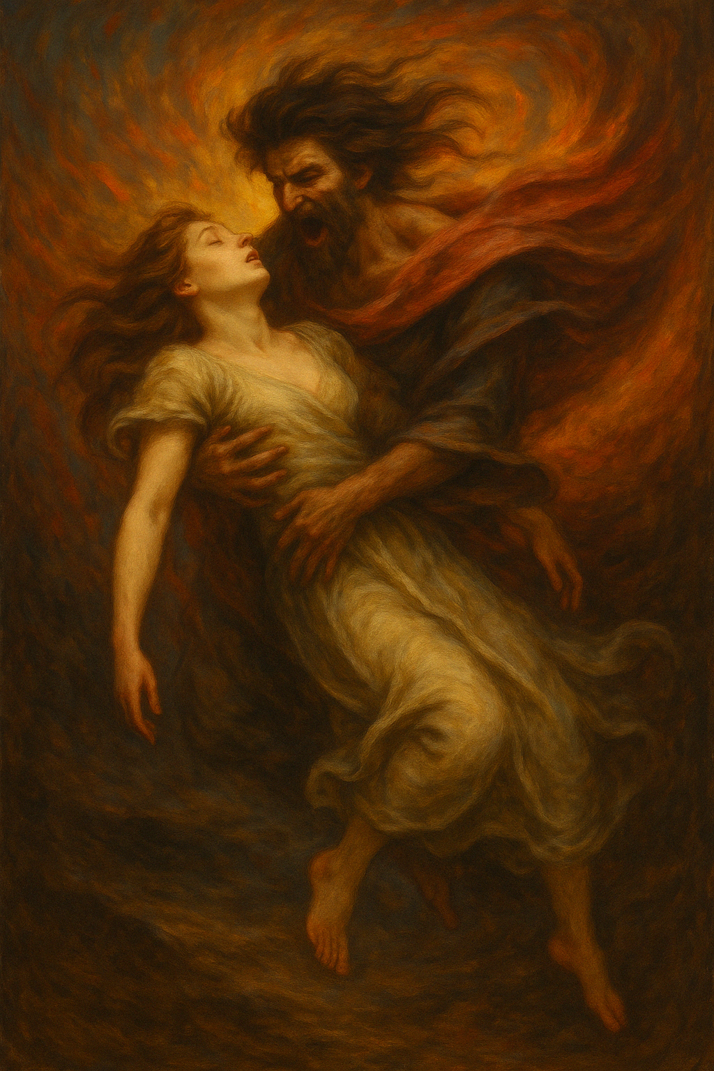 #Dia 308

Arrebatamento

Chegou qual vendaval sem advertência,
Trazendo o fôlego em contravenção.
Desfez da calma, sua tênue resistência,
E impôs-se ao pulso tal exaltação.

O olhar perdeu-se em luz vertiginosa,
A fala cedeu à combustão do afeto.
Arrebatada a mente tumultuosa,
Qual lâmina de ardor em peito aberto.

Não fora amor, tampouco só delírio,
Mas algo entre o excesso e o esplendor.
Um êxtase que, sendo quase empírio,

Roubou uma alma e a devolveu com cor.
E ao fim, jazendo brando, exaurido
Restou-lhe apenas sombras da dor.

Eder B. Jr.