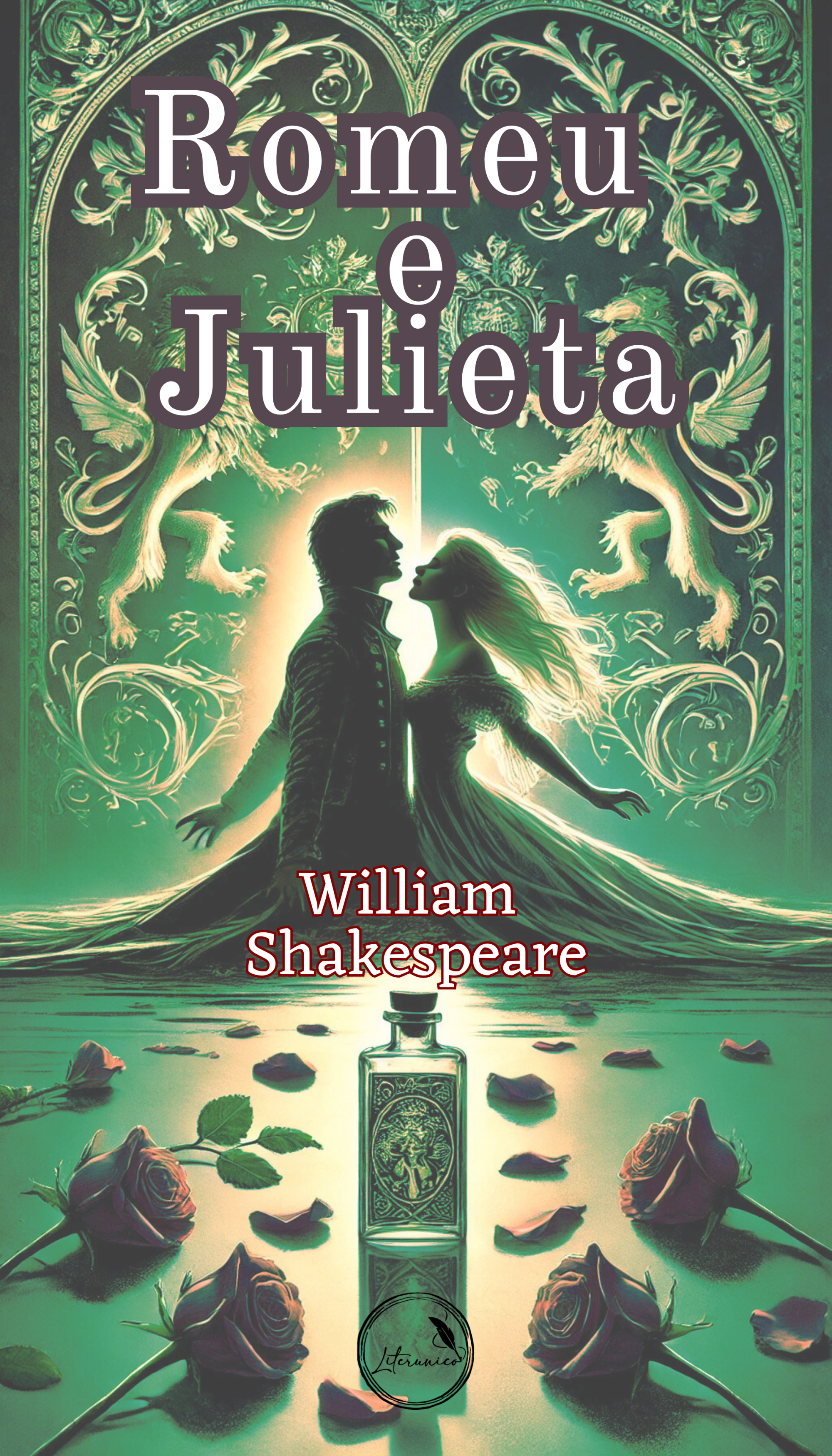 "Romeu e Julieta" é verdadeiramente uma obra atemporal que aborda temas universais como amor, rivalidade, destino e conflito geracional. Sua história envolvente e apaixonada continua a tocar os corações de gerações de leitores e espectadores ao redor do mundo.

A beleza desta tragédia reside não apenas na maestria da linguagem de Shakespeare, mas também em sua capacidade de capturar a complexidade das emoções humanas. Romeu e Julieta, apesar das circunstâncias adversas e da rivalidade de suas famílias, personificam um amor puro e incondicional que desafia as convenções sociais e o próprio destino.

A trama é rica em reviravoltas, paixão e patos, culminando em uma das conclusões mais desoladoras da literatura. Sua história serve como um aviso sobre as consequências do ódio e da violência, e a importância de seguir o coração apesar da adversidade.

Na vibrante cidade de Verona, duas famílias nobres, os Montecchios e os Capuletos, estão envolvidas em uma rixa ancestral. No entanto, quando Romeu, um jovem Montecchio, e Julieta, uma bela Capuleto, se encontram em um baile, seus destinos se entrelaçam inexoravelmente em uma paixão proibida. No meio de intrigas familiares, duelos mortais e o peso da tradição, o amor de Romeu e Julieta se torna uma faísca que desafia o destino e as convenções sociais. Mas em um mundo marcado pelo ódio e pela violência, será que seu amor sobreviverá? Esta obra-prima de Shakespeare explora as complexidades do amor, da tragédia e do sacrifício com poesia e profundidade emocional sem igual. "Romeu e Julieta" continua a cativar leitores de todas as idades, lembrando-nos do poder eterno do amor mesmo nos tempos mais sombrios. Mergulhe nesta história atemporal que continua a inspirar os corações do mundo.
Domínio #Público
#Clássicos
#Shaekespeare