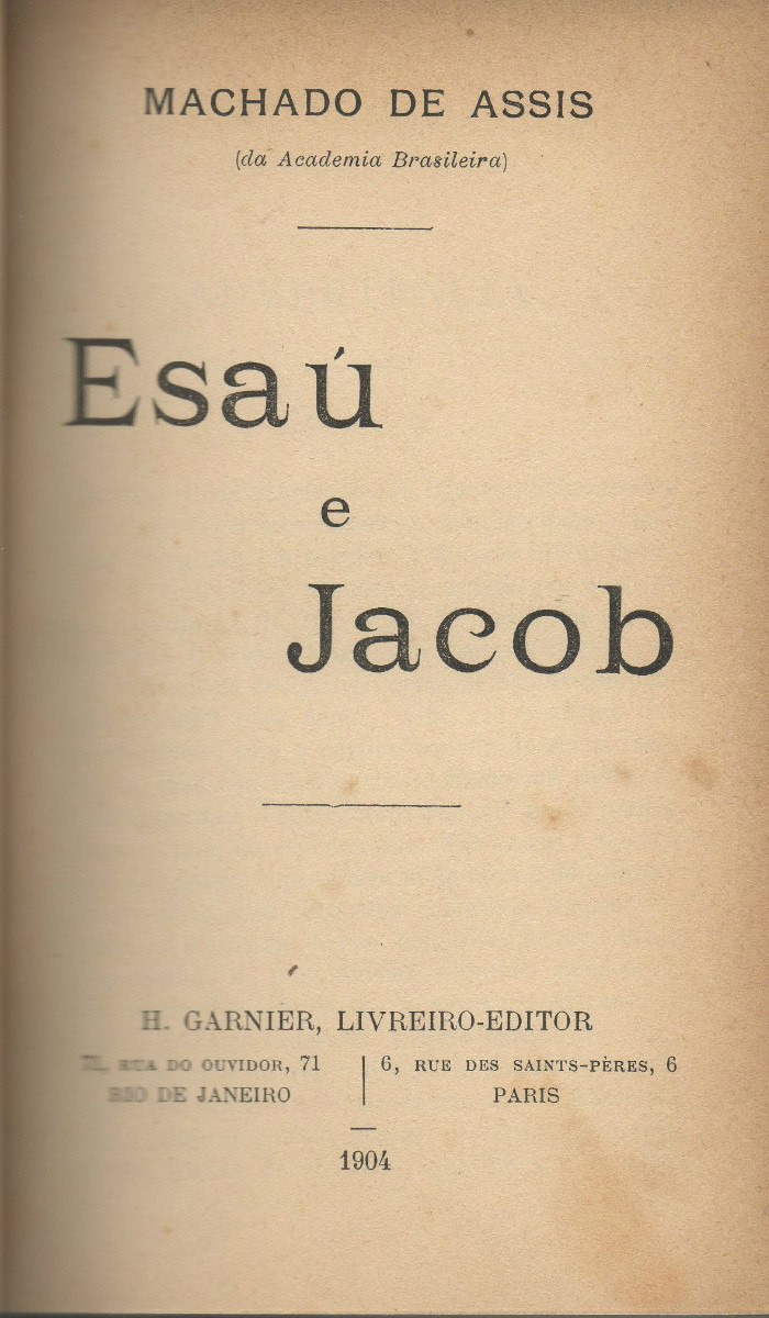 Livro: Esaú e Jacó
Autor: Machado de Assis
Lançamento: 1904
Nº Páginas: 221

“Esaú e Jacó”, a obra-prima de Machado de Assis, é uma trama brilhante que explora as tensões políticas e familiares no Rio de Janeiro do século XIX. O romance narra a rivalidade entre os gêmeos Pedro e Paulo, representando as facções conservadora e liberal da sociedade brasileira da época. Ao longo da narrativa, Machado de Assis tece uma complexa teia de intrigas, relações amorosas e questões existenciais, proporcionando uma visão aguda da sociedade e dos desafios políticos do Brasil imperial.

Com sua maestria narrativa, Machado de Assis mergulha o leitor em um enredo repleto de reviravoltas, diálogos afiados e reflexões profundas sobre a natureza humana. Através dos personagens e suas jornadas, o autor questiona as estruturas sociais e políticas da época, abordando temas atemporais como poder, identidade e destino. A NeoBooks convida os leitores a explorarem as nuances de “Esaú e Jacó”, um clássico da literatura brasileira que continua a ressoar com sua perspicácia e relevância.

#domíniopúblico
#Clássicos